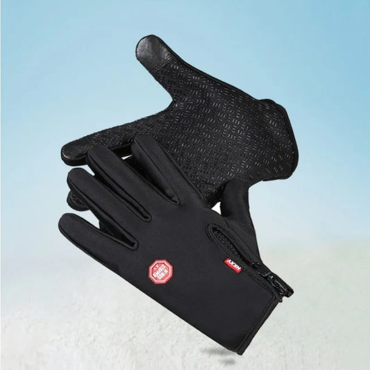 Men's Cycling Gloves Winter Touch Screen Warm Women Bicycle Waterproof Thermal Non-Slip Gloves Gym Outdoor Ski Sports Equipment