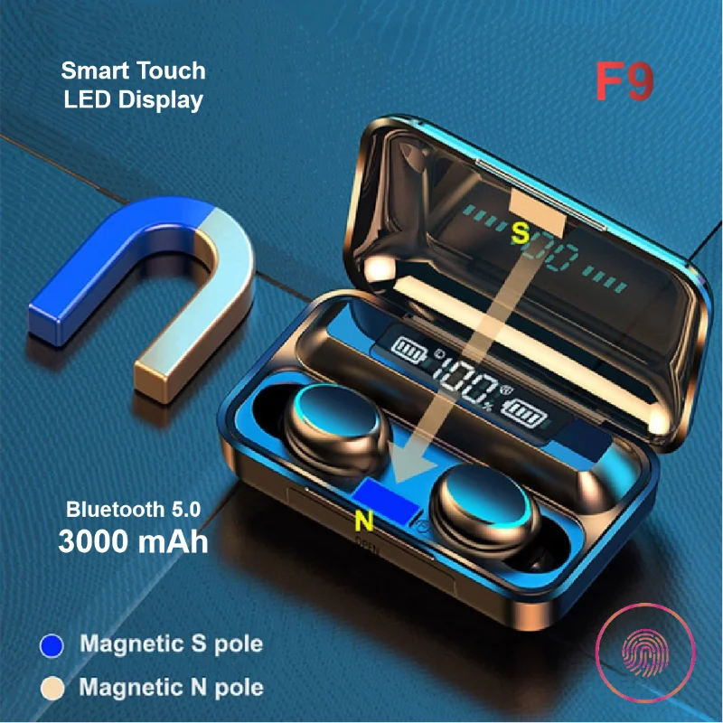 F9 TWS Wireless Earbuds